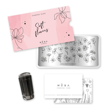 Soft Flowers Kit Stamping